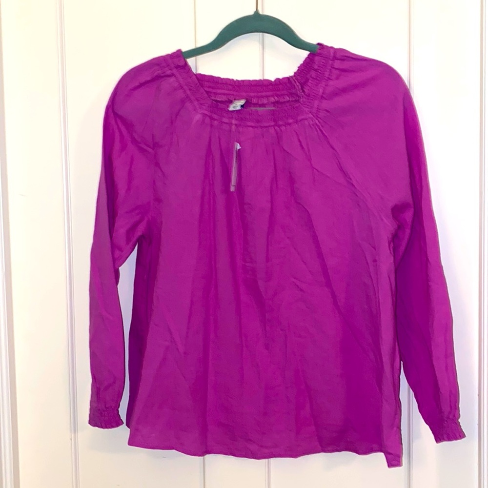 NWT Old Navy Peony pink cotton gauze-like soft light flowy  women’s small 🌸🌺